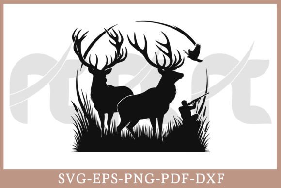 Download Deer Hunting SVG Vector Cut File - Premium Resources