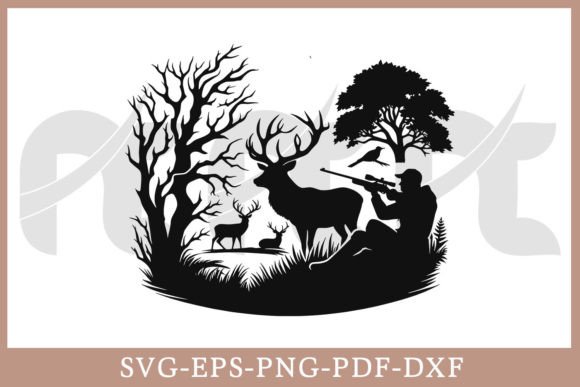 Download Deer Hunting SVG Vector Cut File - Premium Resources